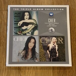 Cher – The Triple Album Collection 3CD Box Set 2012 Printed In EU NEW SEALED